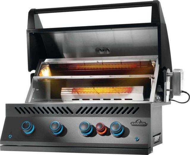 Napoleon 700 Series 5-Burner Matte Black Built In Natural Gas Grill with Infrared Rear Burner-3