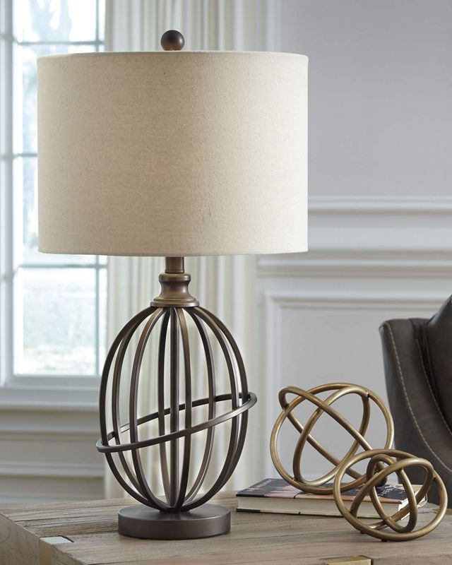 Signature Design by Ashley® Manasa Dark Brown Table Lamp-3