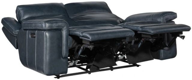 Hooker® Furniture MS Montel Cosmos Cobalt Lay Flat Power Reclining Loveseat with Power Headrest and Lumbar-4
