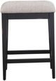 Winners Only® Woodbridge Ebony/Gray Backless Bar Stool-0