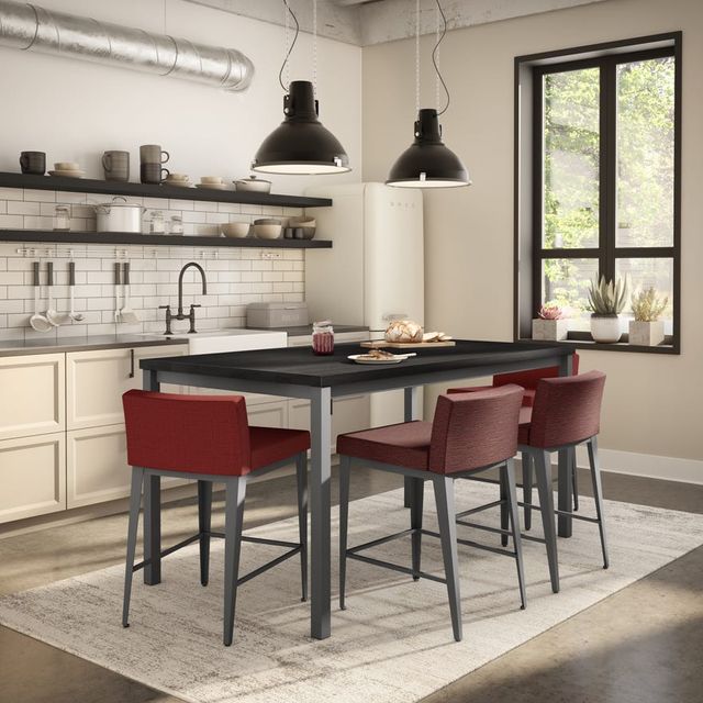 Amisco Customizable Bennington Solid Birch Bar Table -3