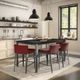 Amisco Customizable Bennington Solid Birch Bar Table -3