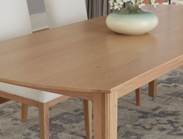 LM Co Home By Vaughan-Bassett Crafted Cherry by Ben & Erin Napier Bleached Cherry 72" Surfboard Dining Table-4