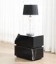 ACME Furniture Drisana Black Mirrored End Table-1