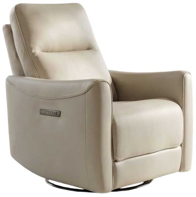 Liberty Furniture Remi Istria Khaki Leather Single Glider Power Recliner-0