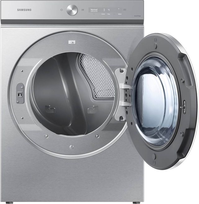 Samsung Bespoke 8900 Series 7.6 Cu. Ft. Silver Steel Front Load Electric Dryer-2