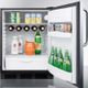 Summit® 5.5 Cu. Ft. Stainless Steel Under the Counter Refrigerator-3