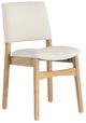 Transformer Table Transformer Creamy/Scandinavian Oak Stackable Dining Chair-0