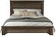 International Furniture Direct Town Brown/Gray Queen Platform Bed Footboard with Rails-2