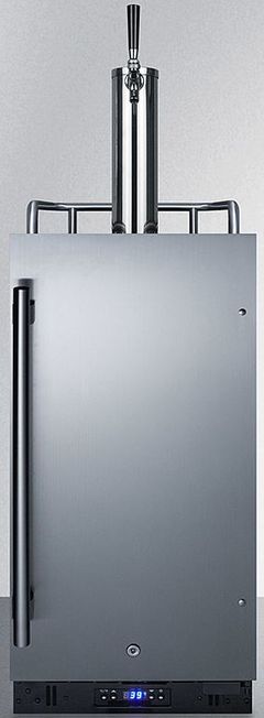 Summit® 2.9 Cu. Ft. Stainless Steel Beer Cooler/Kegerator