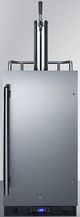 Summit® 2.9 Cu. Ft. Stainless Steel Beer Cooler/Kegerator-0
