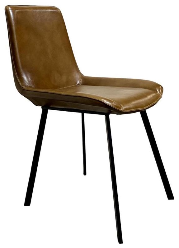 Nest Home Collections Gabriel Black/Brown Dining Chair-0