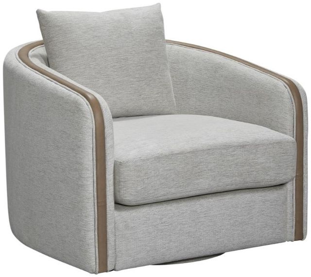 Bernards Trilogy Gray Swivel Chair-0