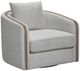 Bernards Trilogy Gray Swivel Chair-0