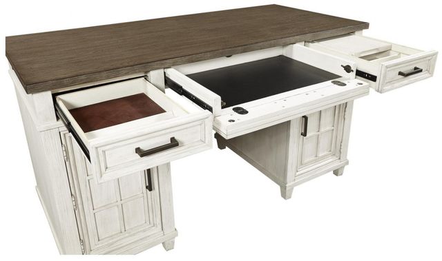 Aspenhome® Caraway Aged Ivory Crafting Desk-1