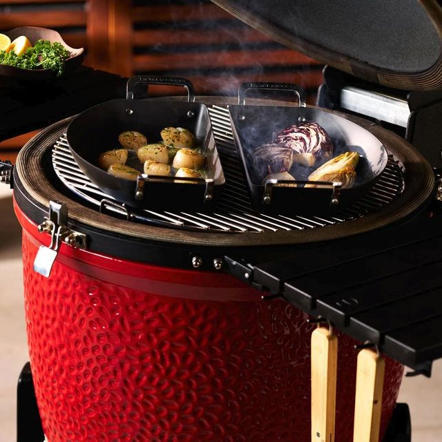 Kamado Joe® Karbon Steel™ Half Moon Pan Sheet-3