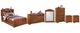 Signature Design by Ashley® Barchan 6-Piece Medium Brown Twin Bookcase Bed Set-0