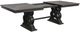 Mazin Furniture Arasina Distressed Dark Pewter Dining Table-3