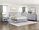 Homelegance Rowan & Rue Grey Full Panel Bed with Trundle-3