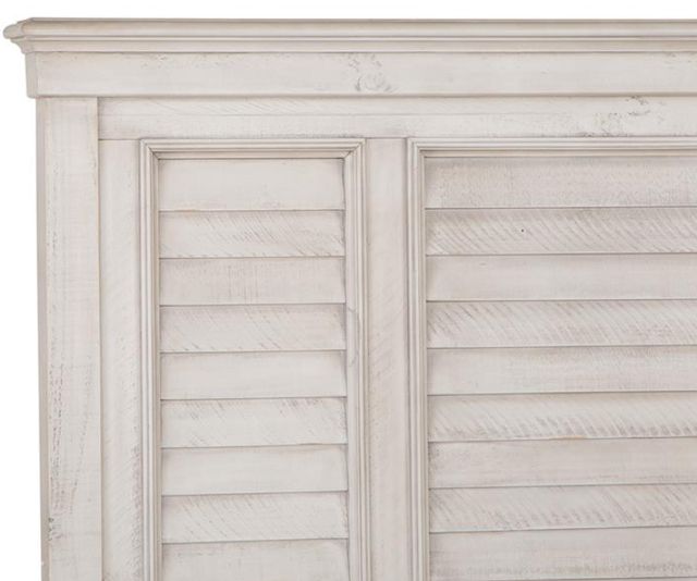 Magnussen Home® Newport Alabaster Queen Shutter Panel Headboard-4