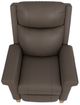 Best® Home Furnishings Customizable Prima Leather Manual High Leg Recliner with Honey Birch Legs-4