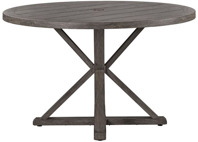 Lane Venture® Mystic Harbor French Grey 48" Round Dining Table-1