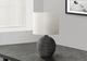Monarch Specialties Inc. Black Round Resin Table Lamp-2