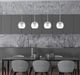 Cal® Lighting & Accessories Ithaca Brushed Steel/Bubble Mini Pendant-2