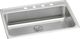 Elkay Lustertone® Classic Lustrous Satin 31" x 22" x 6-1/2" 3-Hole Single Bowl Drop-In ADA Sink with Perfect Drain®-0