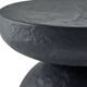 Uttermost® Hurlee Black Slate Concrete Indoor-Outdoor Accent Table-4