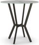 Table ronde hauteur bar en porcelaine italienne Norcross Amisco®-0