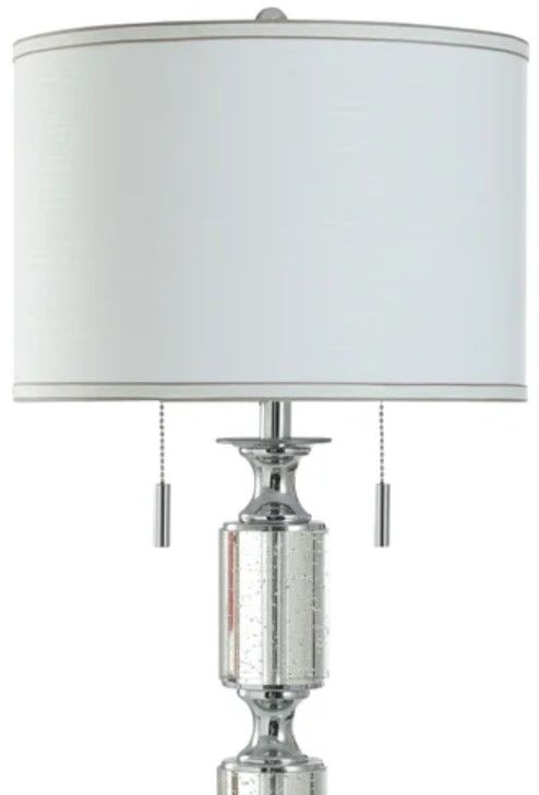 StyleCraft Crystal/White Table Lamp-1