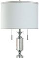 StyleCraft Crystal/White Table Lamp-1