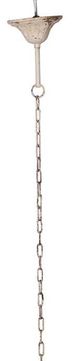 A & B Home Vintage Glamour Whitewash Chandelier-3
