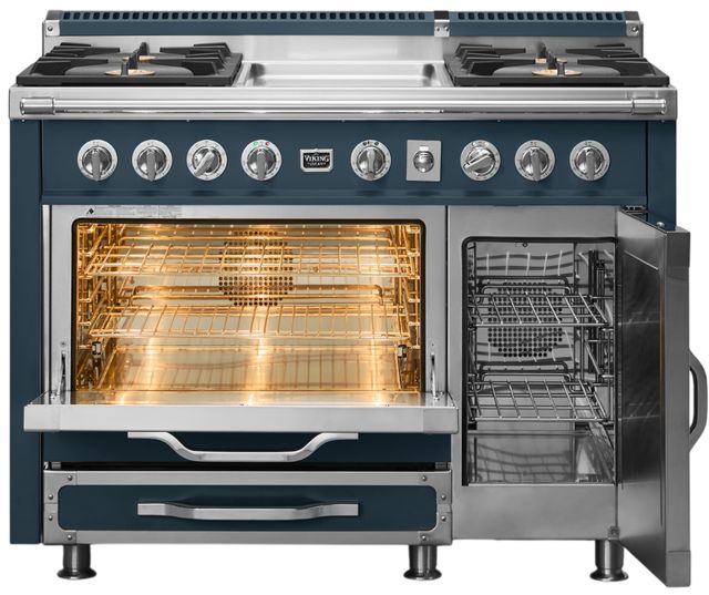 Viking® Tuscany 48" Squall Pro Style Dual Fuel Range with Griddle-1