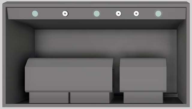 Vent-A-Hood® 48" Gunsmoke Wall Hood-2