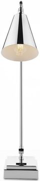 Currey & Company Symmetry Polished Nickel Desk Lamp-2