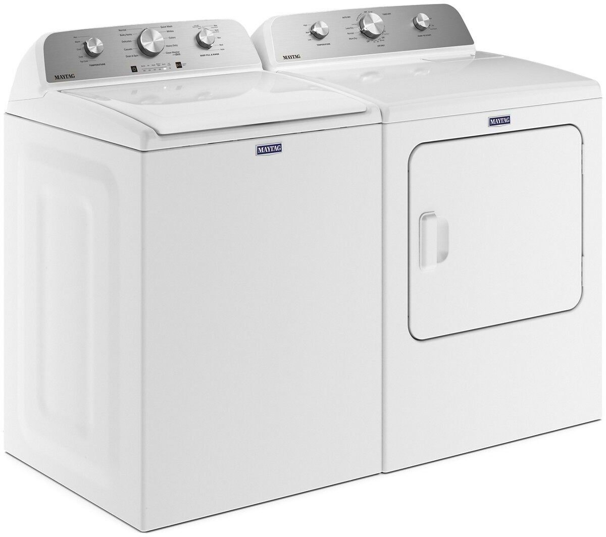 Maytag Top Load Pair (YMED4500MW-MVW4505MW) - White Maytag Top Load Pair (YMED4500MW-MVW4505MW) - White
