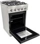 Unique® Appliances Classic Retro 24" Stainless Steel Slide-In Propane Gas Range-3