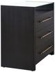 Stylecraft Dann Foley Lifestyle Black Drawer with Gold Glass Top-3