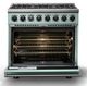 Viking® 7 Series 36" Splash Pro Style Dual Fuel Range-1