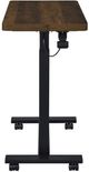 Coaster® Westpark Dark Pine Pneumatic Adjustable Side Table with Black Metal Base -4