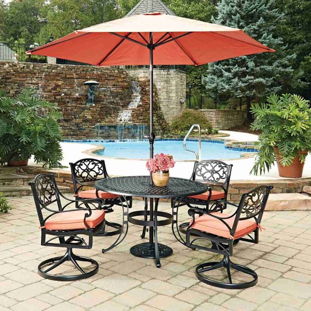 homestyles® Sanibel 6-Piece Black Outdoor Dining Set-1