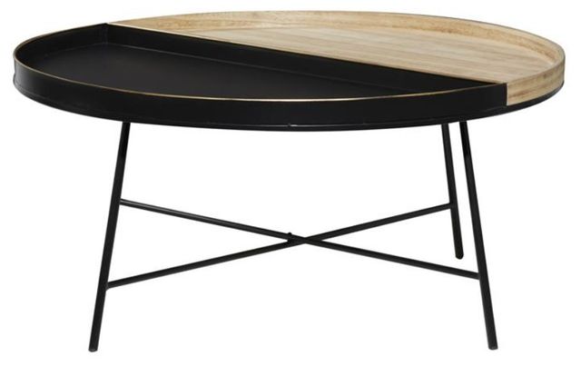 Deco Marche Black Two-Toned Coffee Table-1