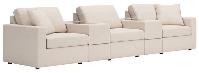 Modmax 5 Piece Modular Sectional with Storage Consoles