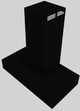 Vent-A-Hood® 36" Black Duct Free Wall Mounted Range Hood-5