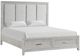 New Classic® Home Furnishings Fiona Mist Gray King Panel Storage Bed-0