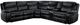 Homelegance® Bastrop 3-Piece Black L-Shape Manual Reclining Sectional-0