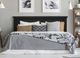 Rize Home Cottage Style Ebony Twin Headboard-2