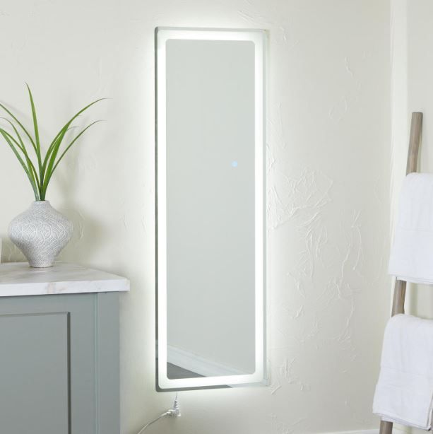 Deco Marche Silver Mirror with LED-4